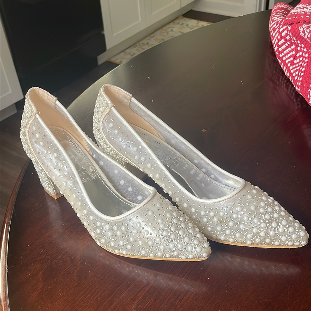 Elegant Pearl Women's Heels